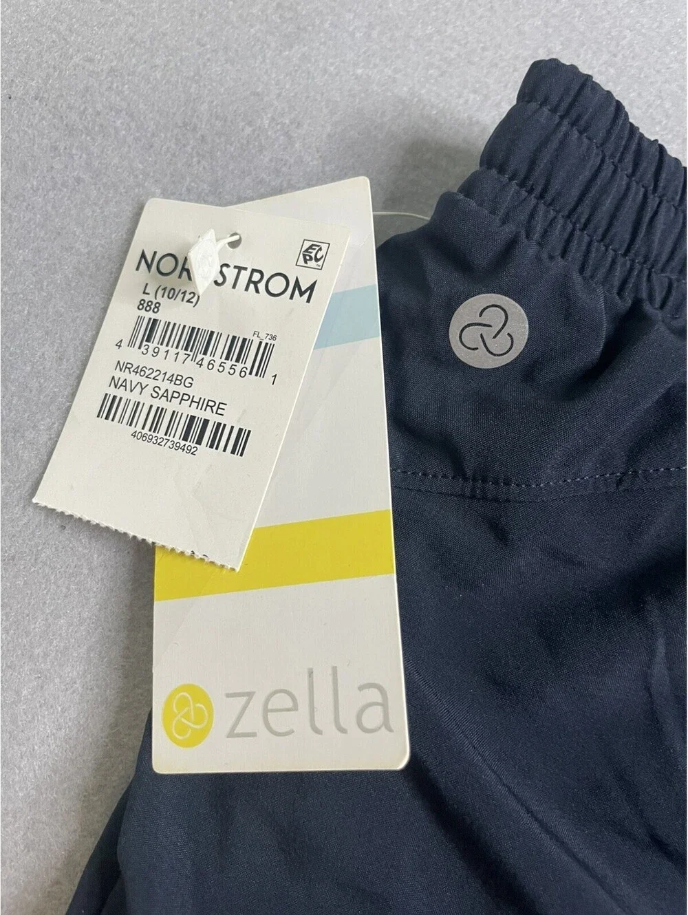 Z by Zella Athletic Shorts w Biker Short Layer Girl's L 10/12  Black
